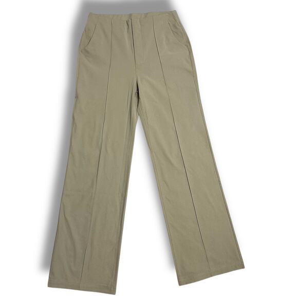 Vuori Women's Meta Wide Leg Trousers in Taupe - Picture 2 of 11